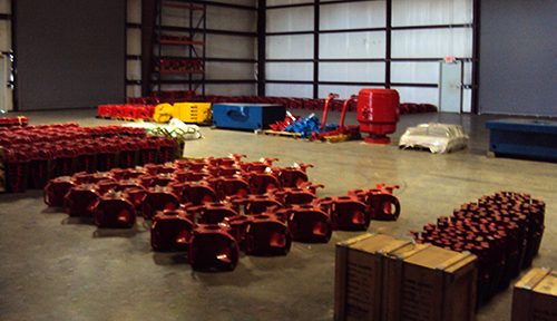 SouthWest Pipe LLC interior warehouse - Stop by and visit.